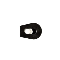 Зажим для шнура 4 мм KL цвет Чёрный + Белый (поштучно)  в Липецке