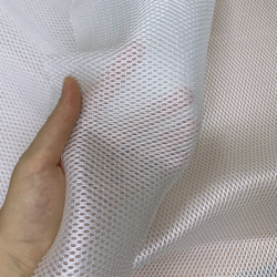 Сетка 3D трехслойная Air mesh 160 гр/м2, цвет Белый (на отрез)  в Липецке
