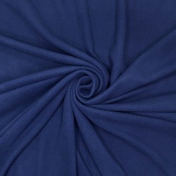 Флис Односторонний 130 гр/м2, цвет Темно-синий (на отрез)  в Липецке
