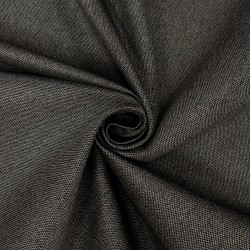 Ткань Рогожка (мебельная), цвет Тёмно-Серый (на отрез)  в Липецке
