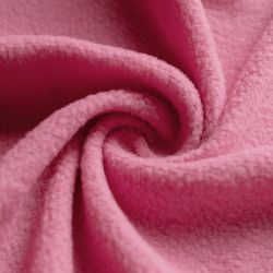 Флис Односторонний 130 гр/м2, цвет Розовый (на отрез)  в Липецке