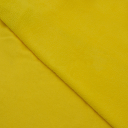 Флис Односторонний 180 гр/м2, Желтый (на отрез)  в Липецке