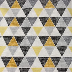 Интерьерная ткань Дак (DUCK), принт &quot;Малые Треугольники&quot; (на отрез)  в Липецке