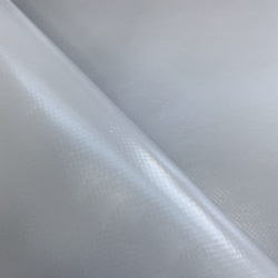 Ткань ПВХ 450 гр/м2, Серый (Ширина 160см), на отрез  в Липецке