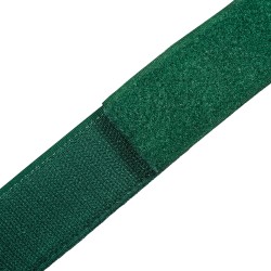 Контактная лента 40мм (38мм) цвет Зелёный (велькро-липучка, на отрез)  в Липецке