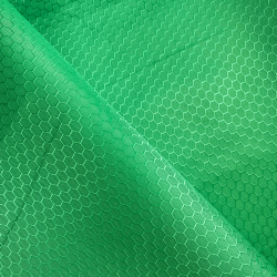 Ткань Оксфорд 300D PU Рип-Стоп СОТЫ, цвет Зелёный (на отрез)  в Липецке