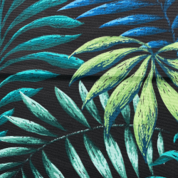 Интерьерная ткань Дак (DUCK), принт &quot;Тропические листья&quot; (на отрез)  в Липецке