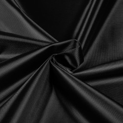*Ткань Оксфорд 210D PU, цвет Черный (на отрез)  в Липецке