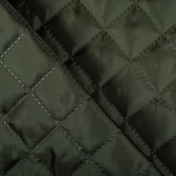Стеганая подкладочная ткань с синтепоном (100гр/м2), цвет Хаки (на отрез)  в Липецке