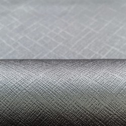 Ткань Блэкаут для штор светозатемняющая 100% &quot;Орнамент Серый&quot; (на отрез)  в Липецке