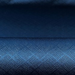 Ткань Блэкаут для штор светозатемняющая 100% &quot;Орнамент Синий&quot; (на отрез)  в Липецке